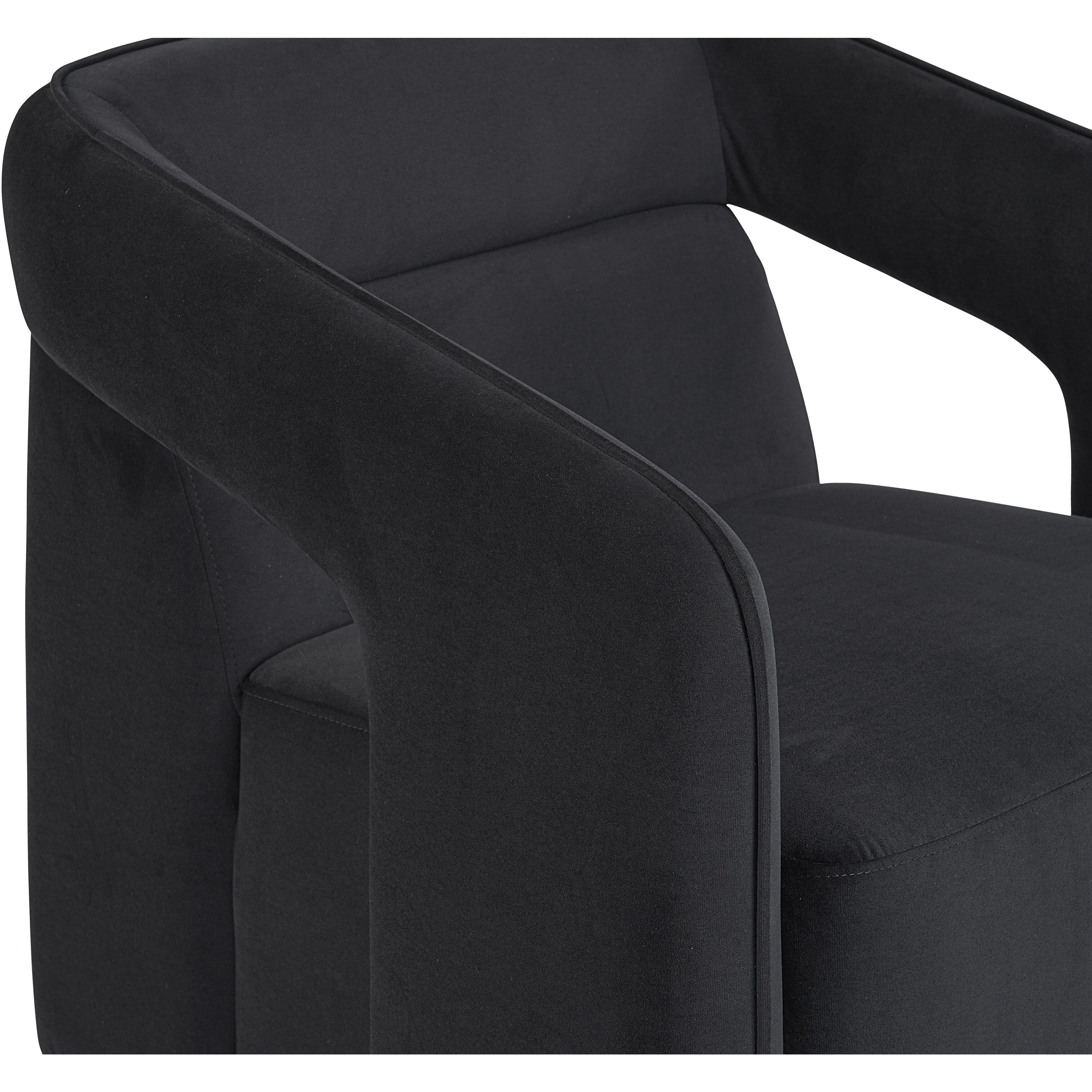 Kendrick Abbington Black Swivel Lounge Chair